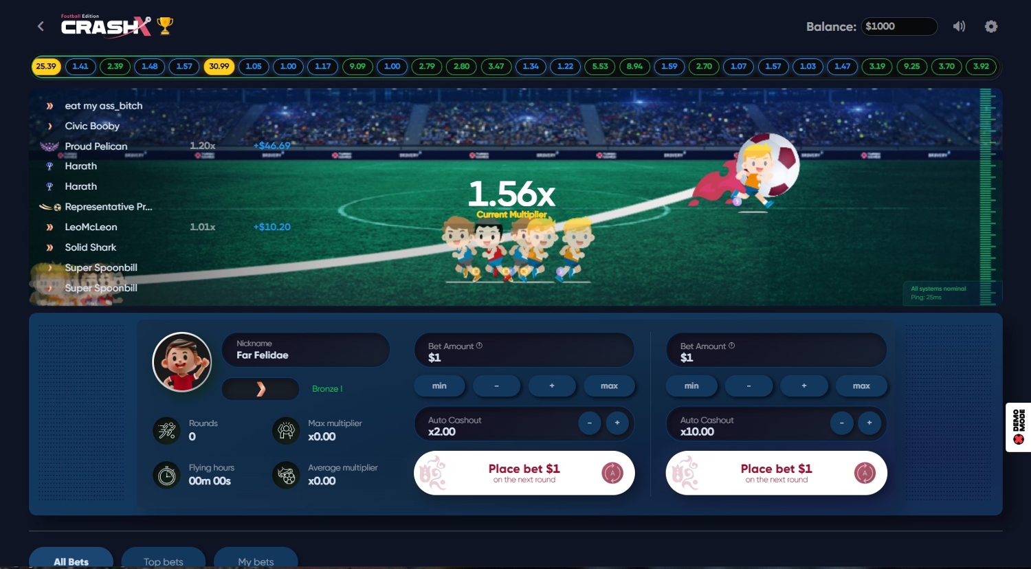 Crash X Football Edition