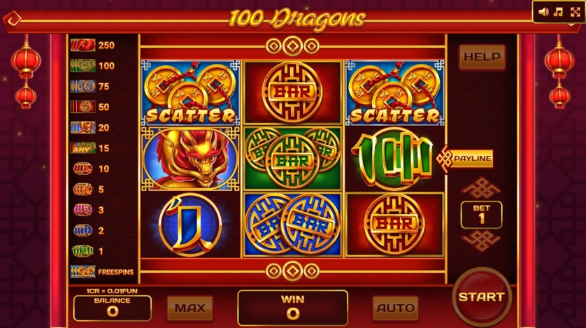 100 Dragons (Pull Tabs)