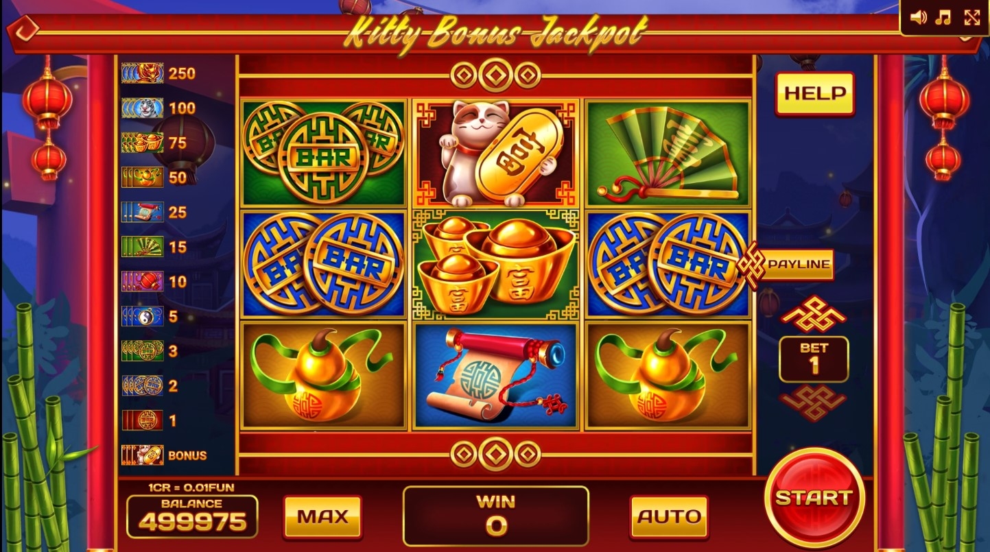 Kitty Bonus Jackpot (3x3)