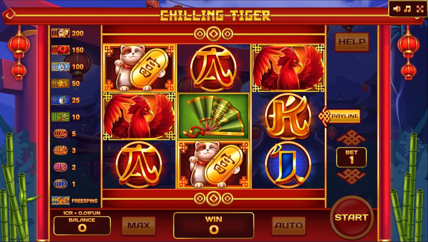 Chilling Tiger (3x3)
