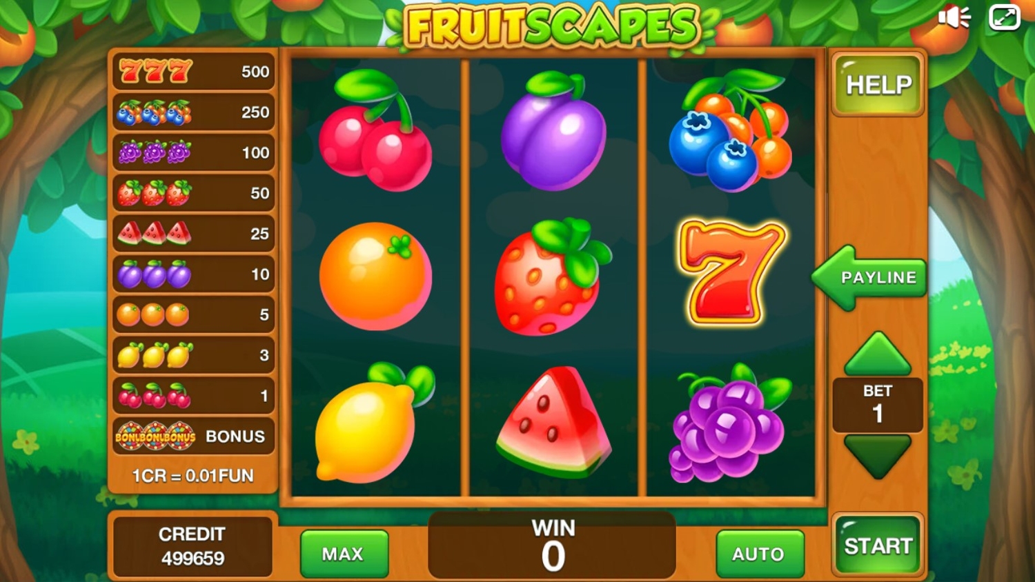 Fruit Scapes (3x3)
