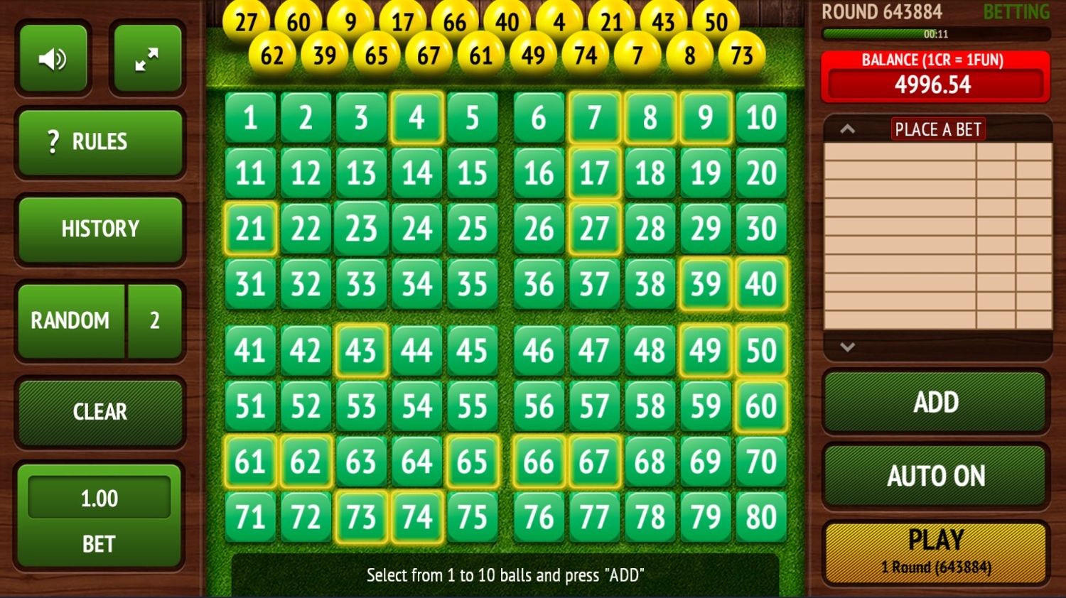Keno Draw 2