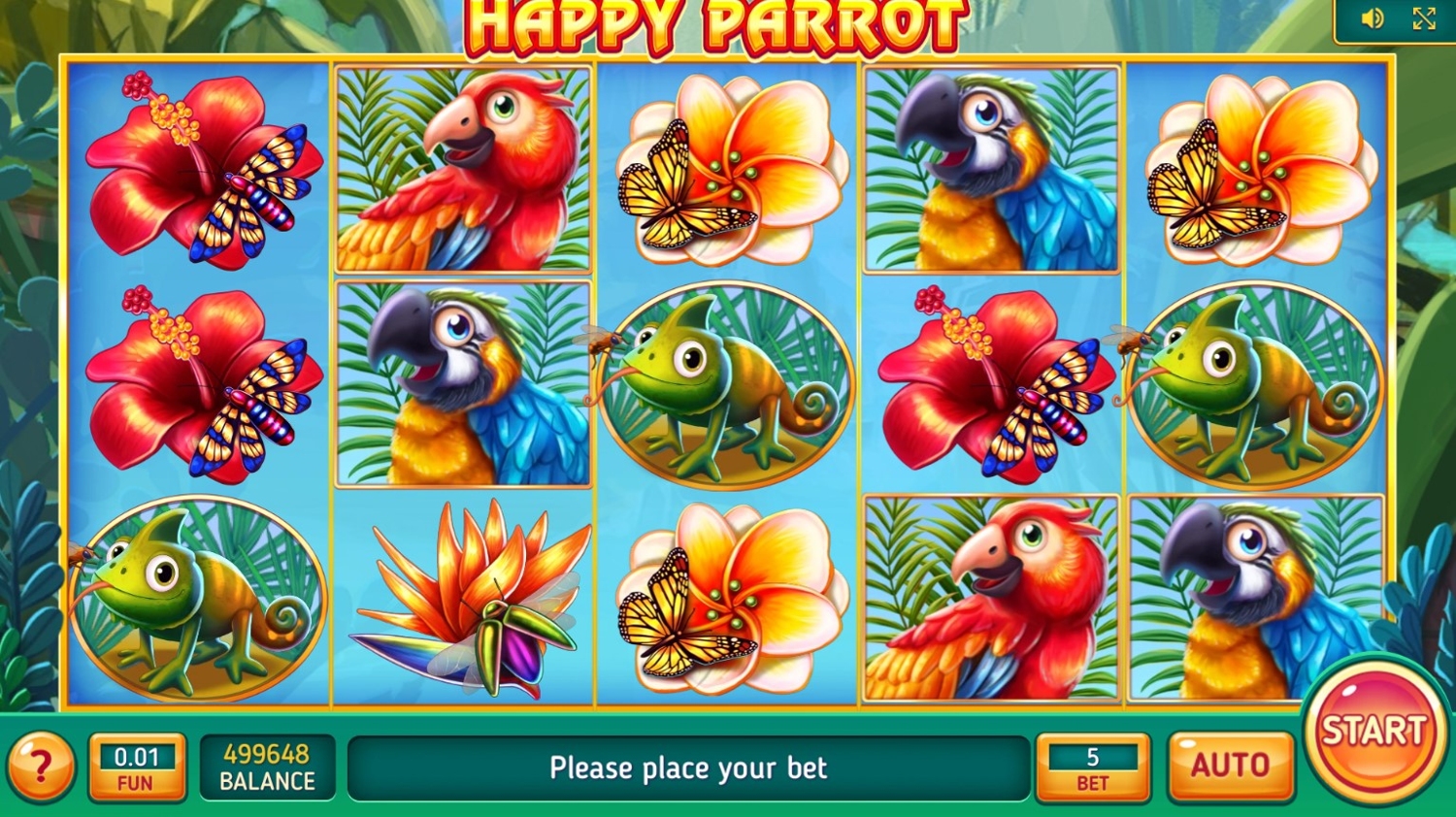 Happy Parrot