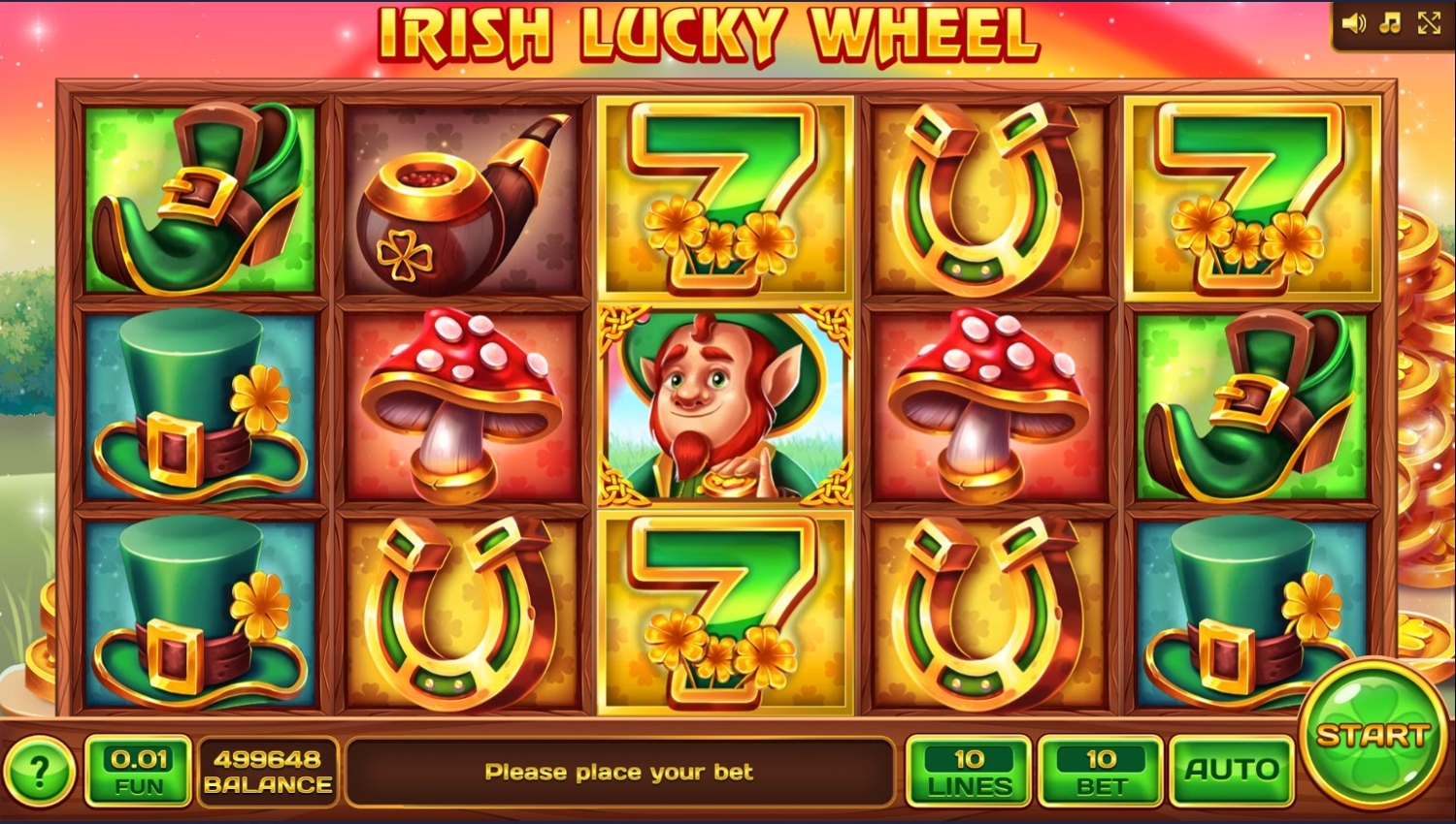 Irish Lucky Wheel