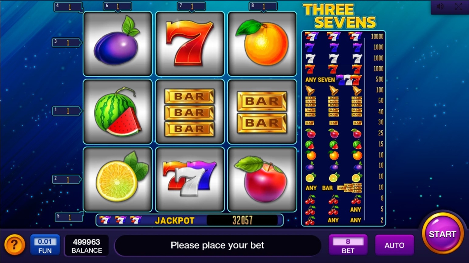 Three Sevens
