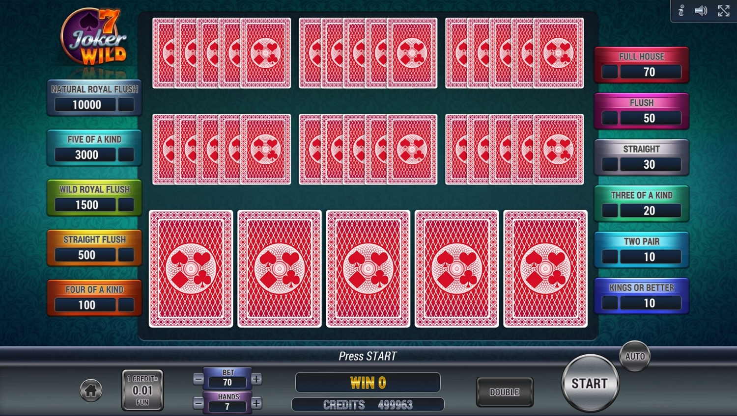 Poker 7 Joker Wild