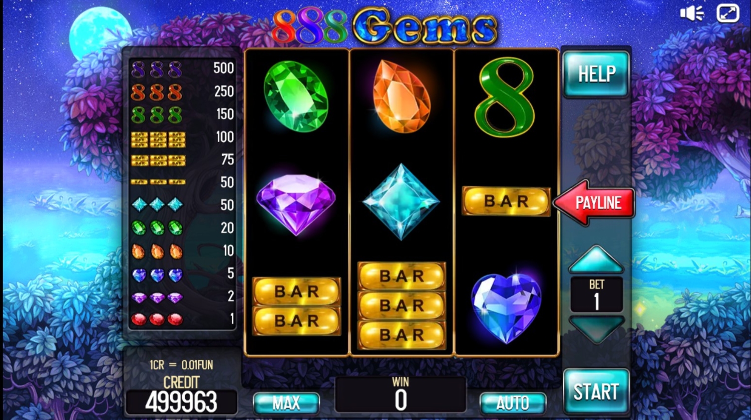 888 Gems (3x3)