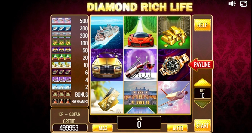 Diamond Rich Life (3x3)