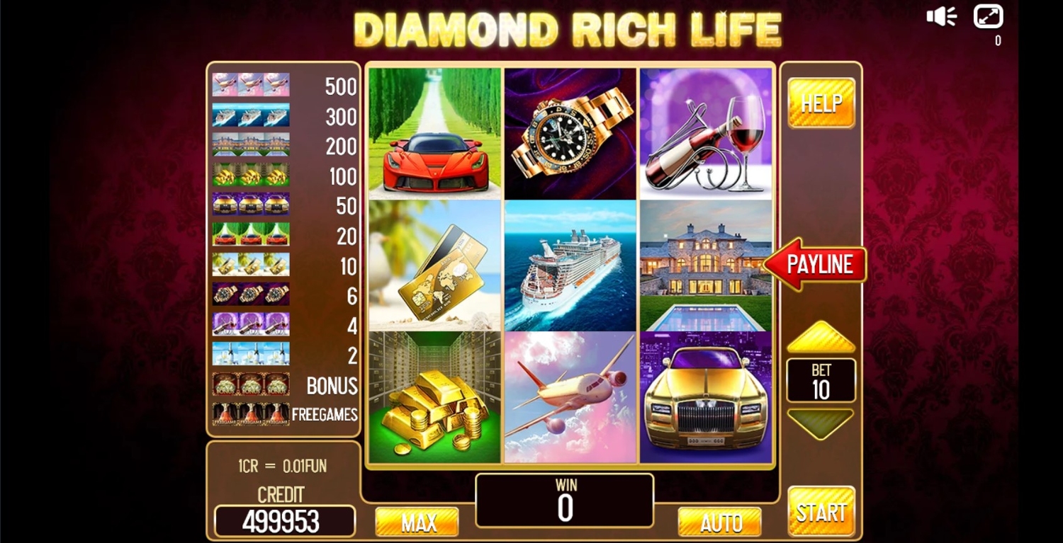 Diamond Rich Life (Pull Tabs)