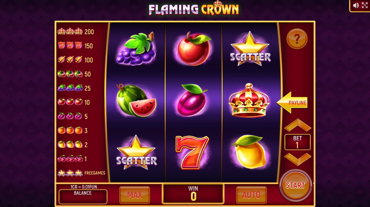 Flaming Crown (3x3)