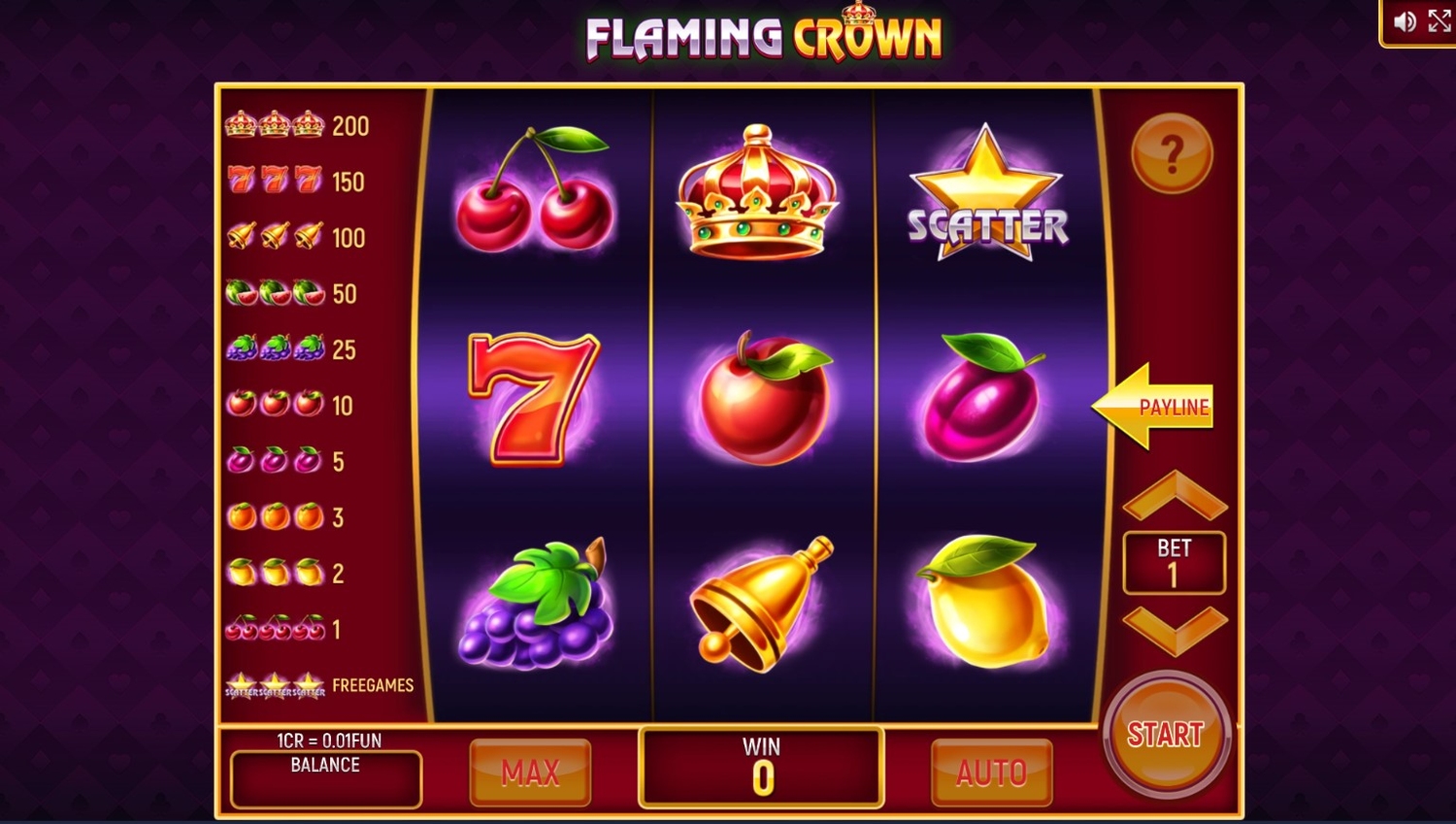 Flaming Crown (Pull Tabs)