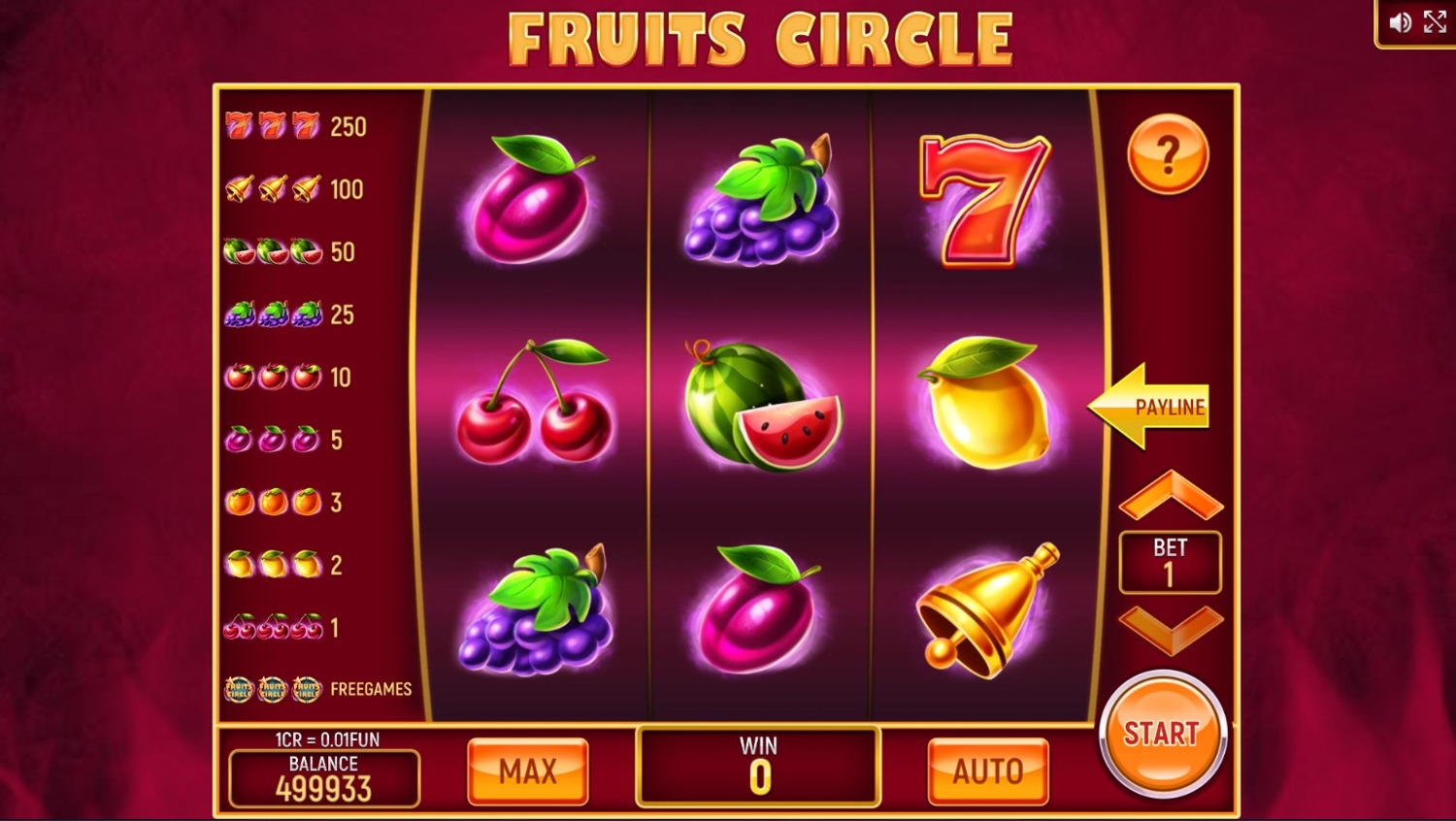 Fruits Circle (Pull Tabs)