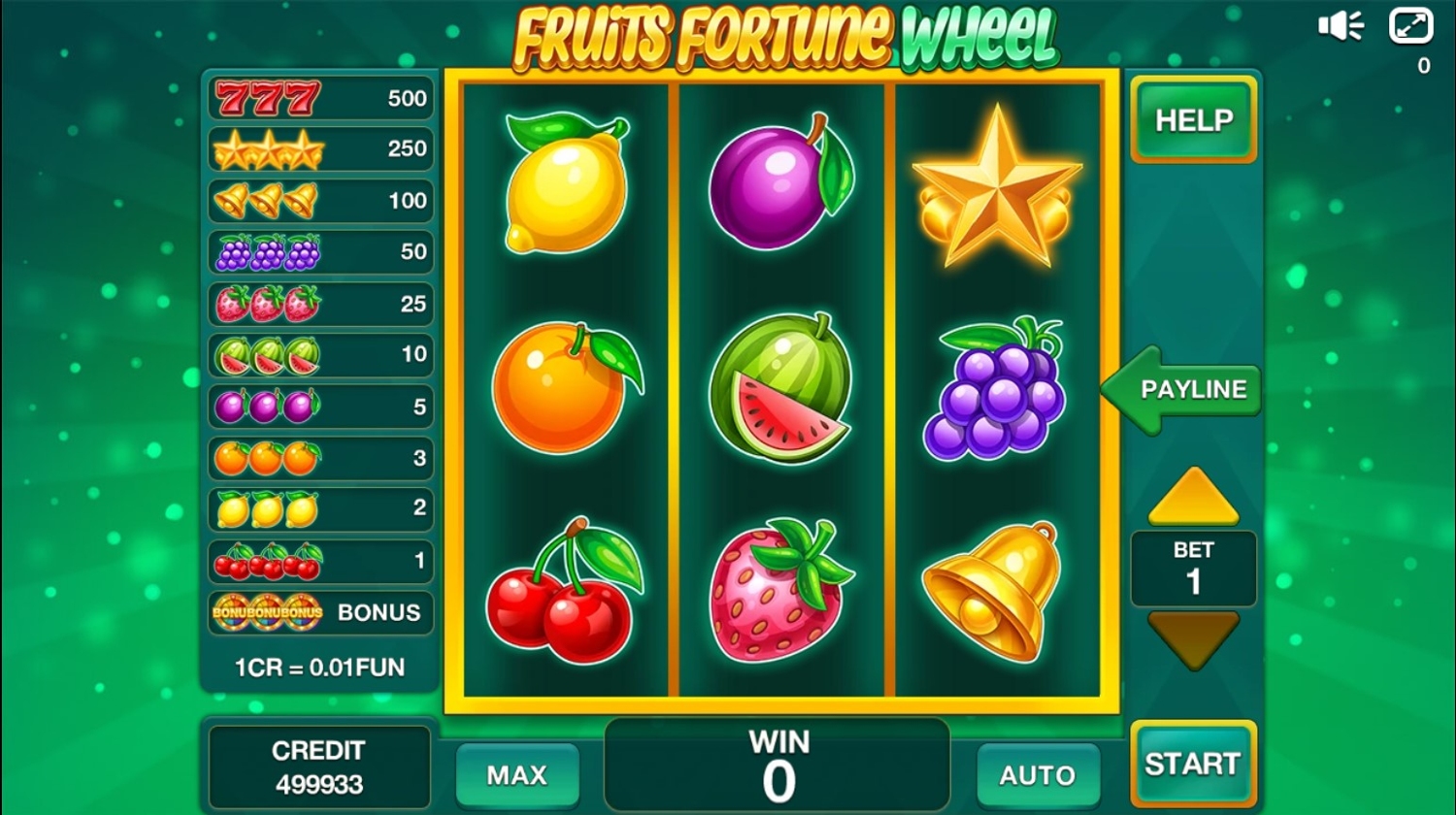 Fruits Fortune Wheel (Pull Tabs)