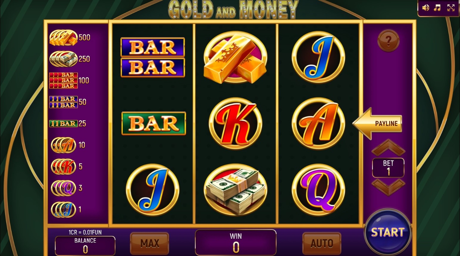 Gold and Money (Pull Tabs)