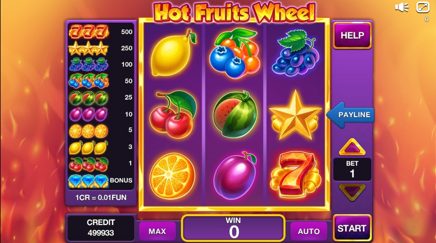 Hot Fruits Wheel (Pull Tabs)