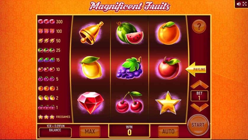 Magnificent Fruits (3x3)