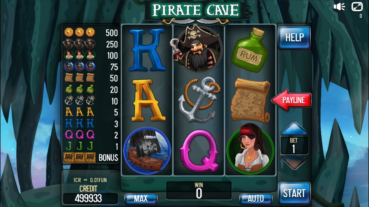 Pirate Cave (Pull Tabs)