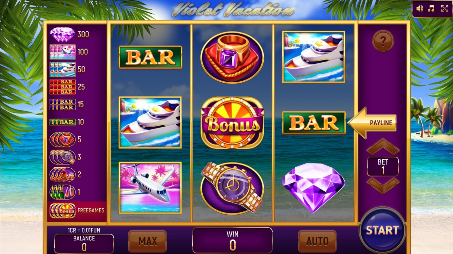 Violet Vacation (Pull Tabs)