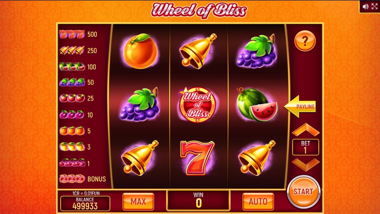 Wheel of Bliss (3x3)
