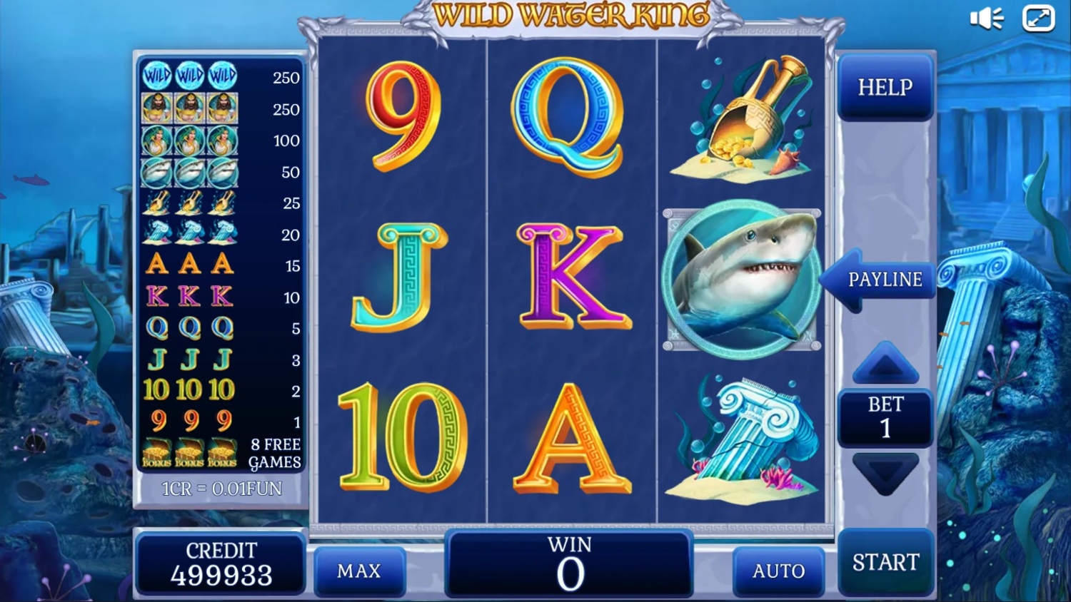 Wild Water King (3x3)