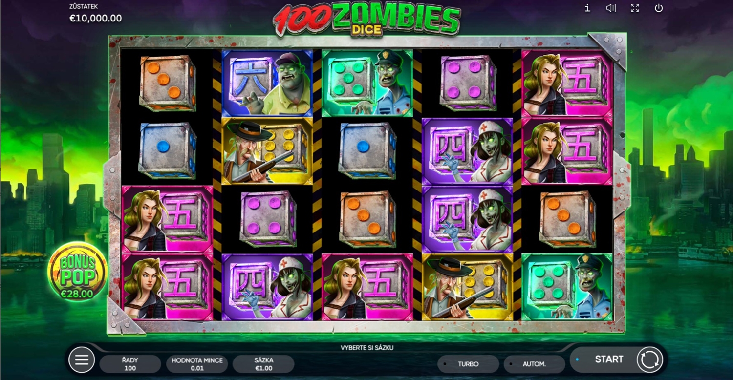 100 Zombies Dice