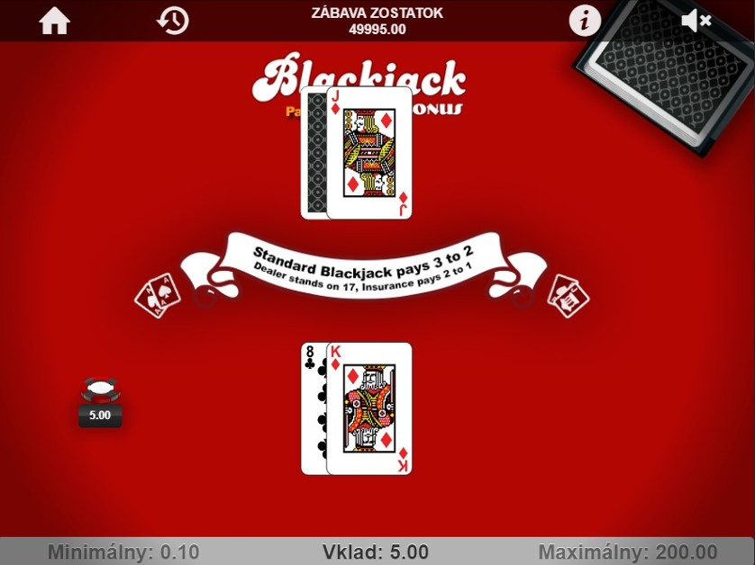Blackjack Bonus