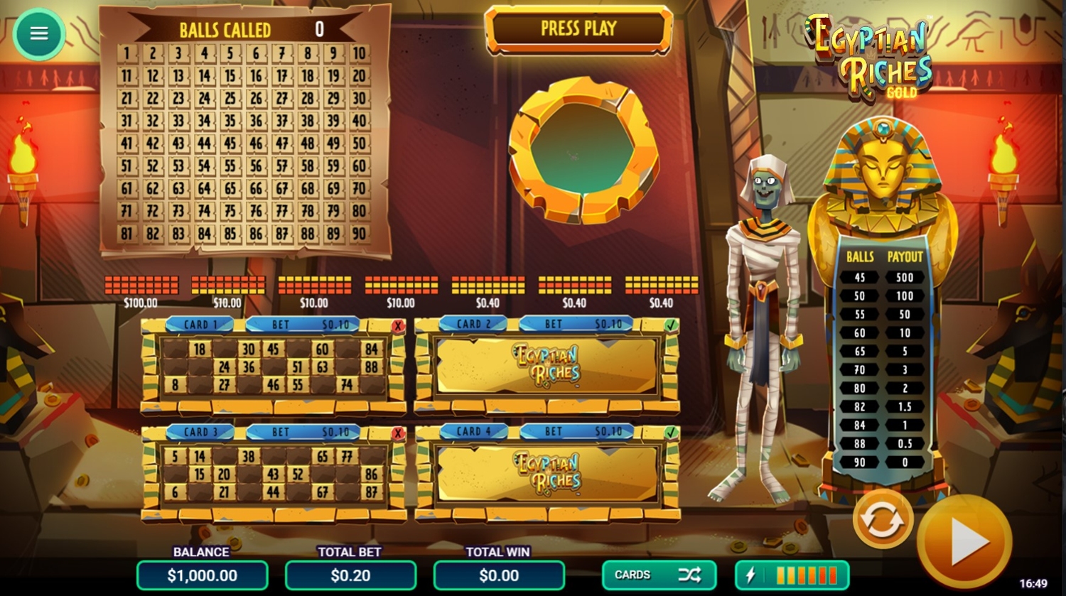 Egyptian Riches Gold