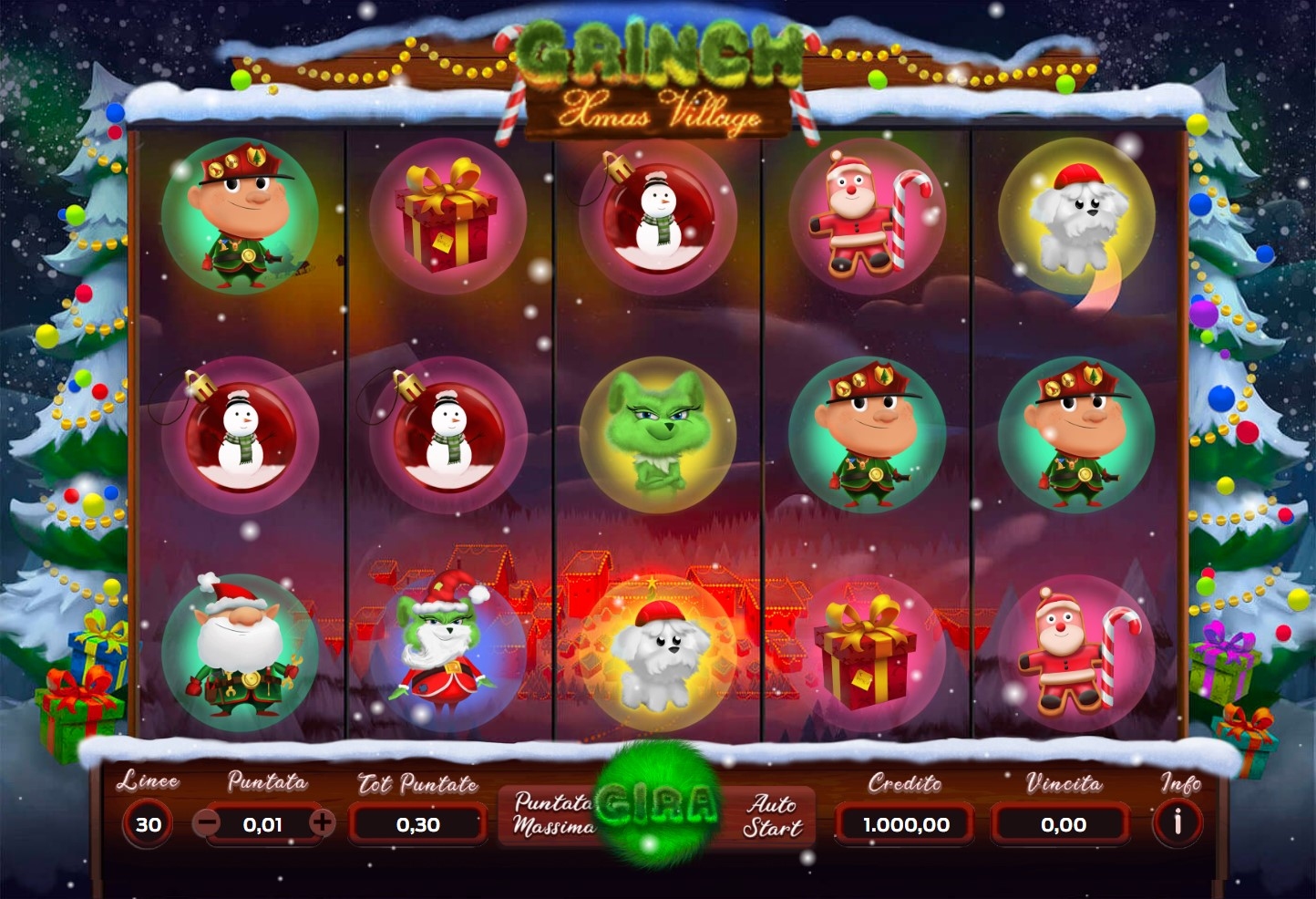 Grinch Xmas Village