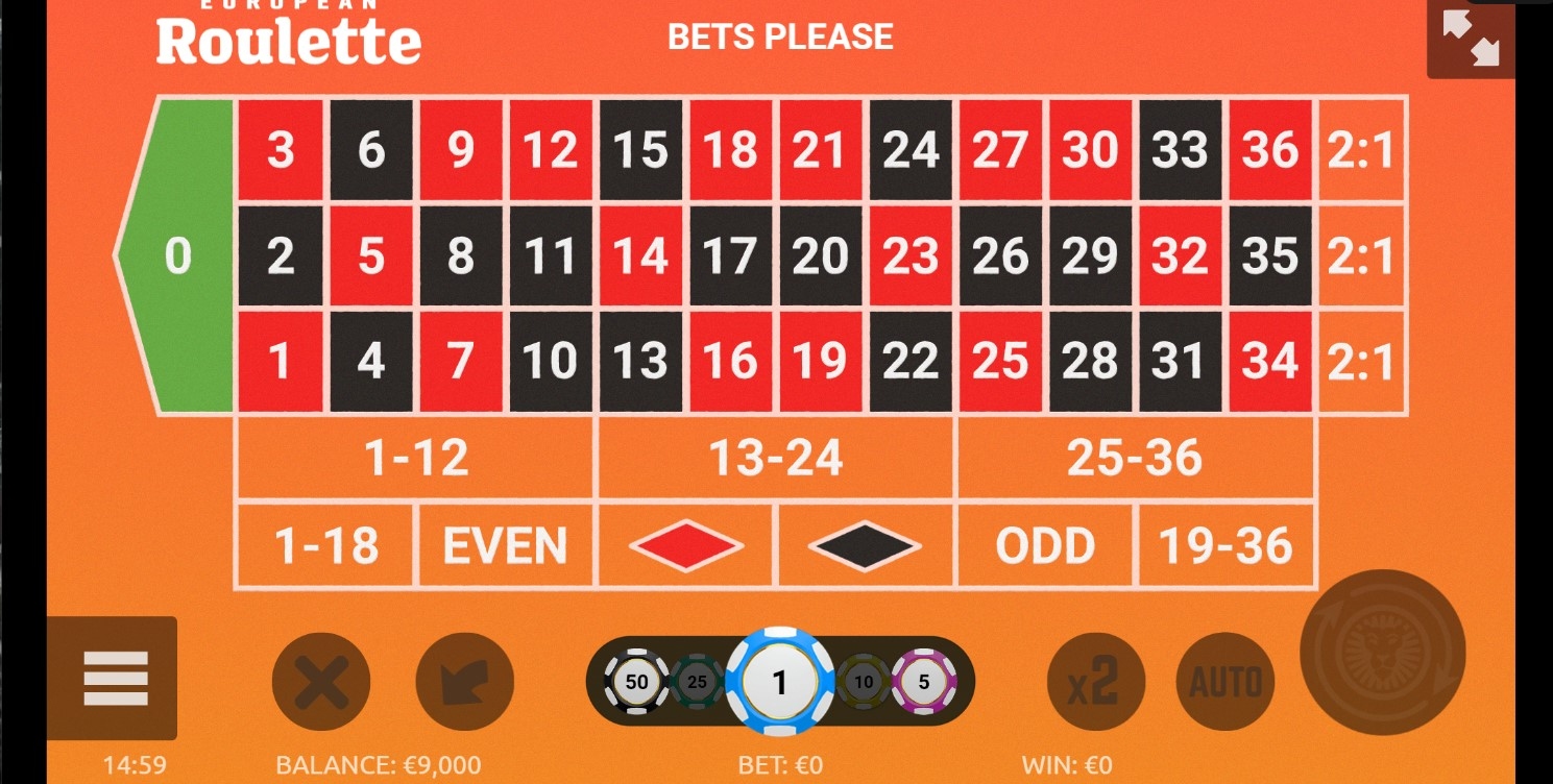 LeoVegas European Roulette