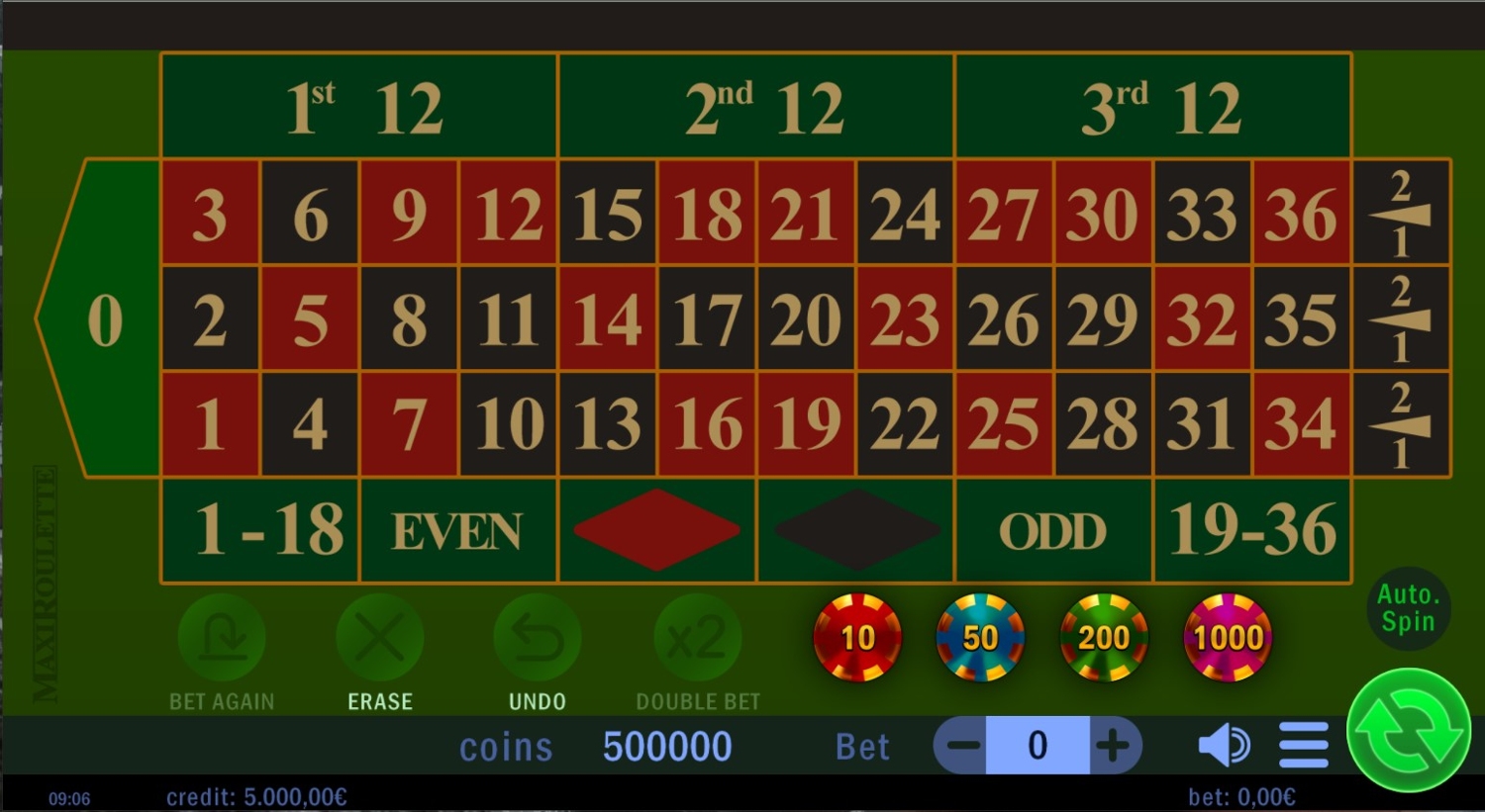 Maxi Roulette