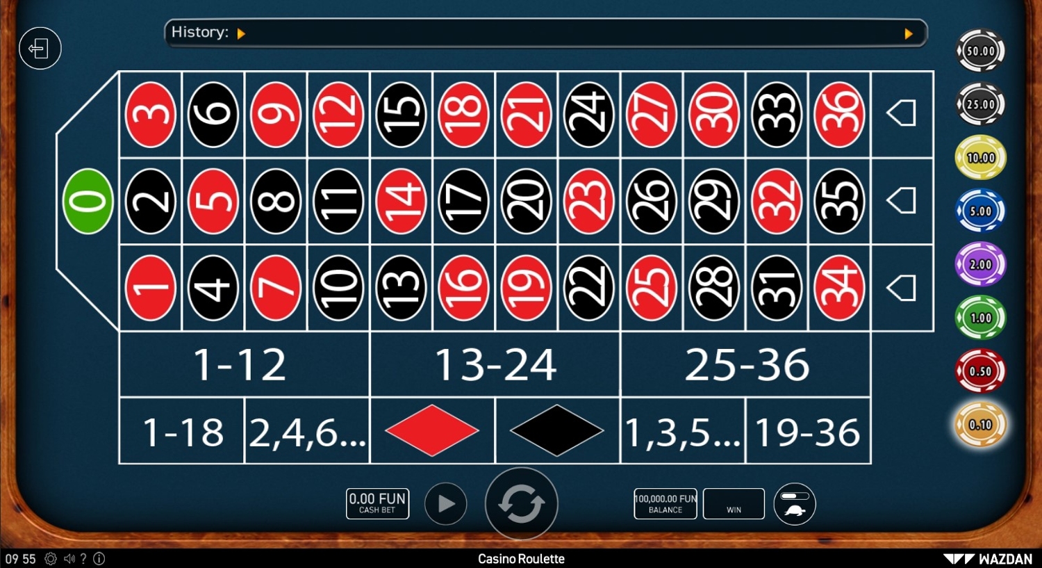 Casino Roulette (Wazdan)