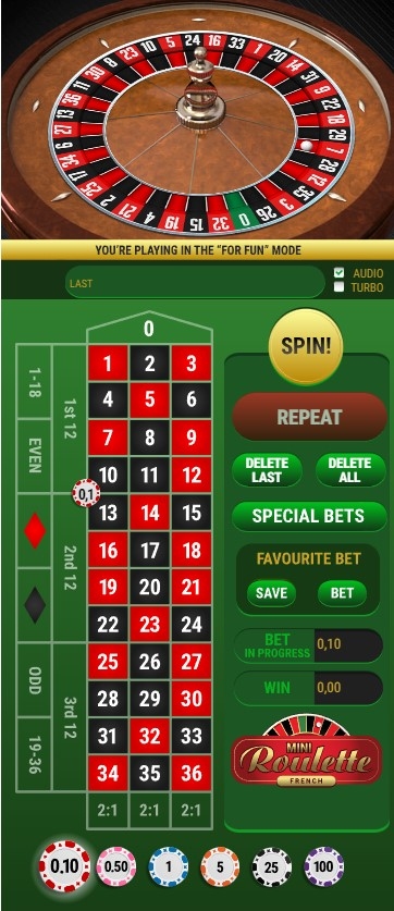 Instant French Roulette
