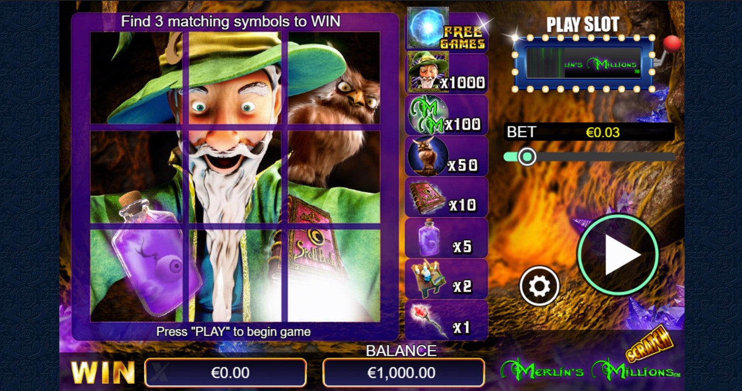 Merlin's Millions / Scratch