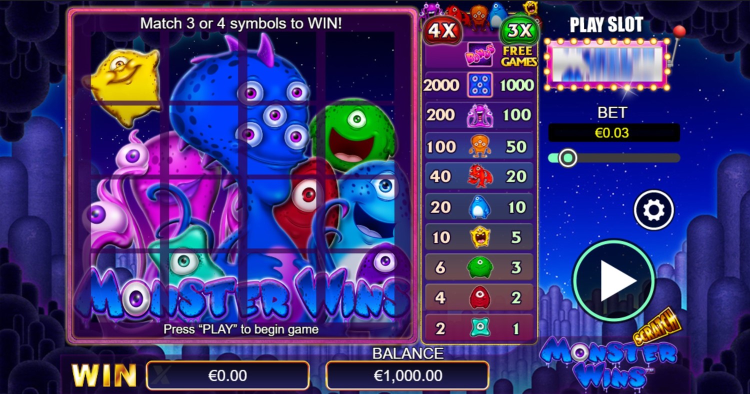 Monster Wins / Scratch