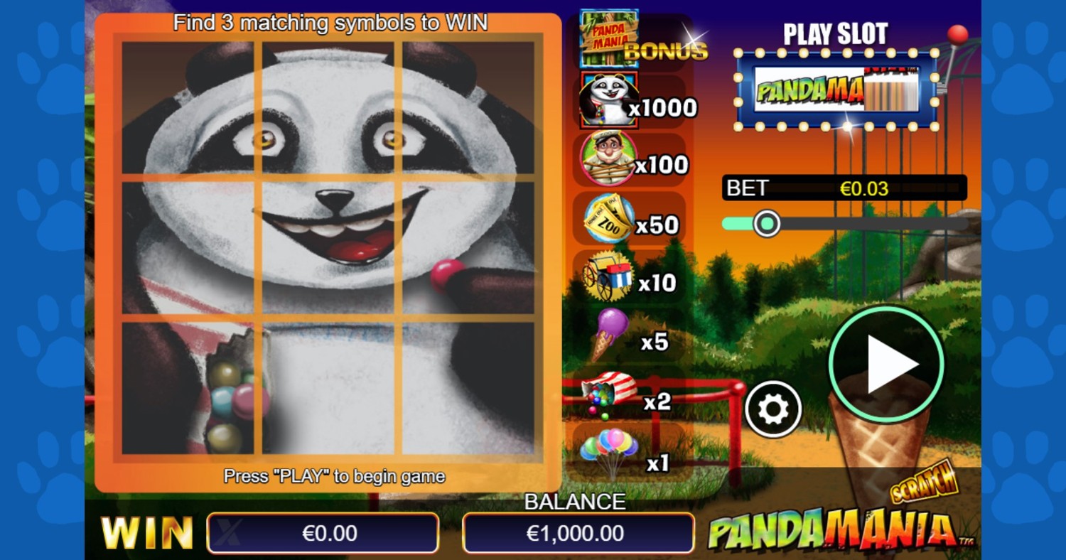 Pandamania / Scratch