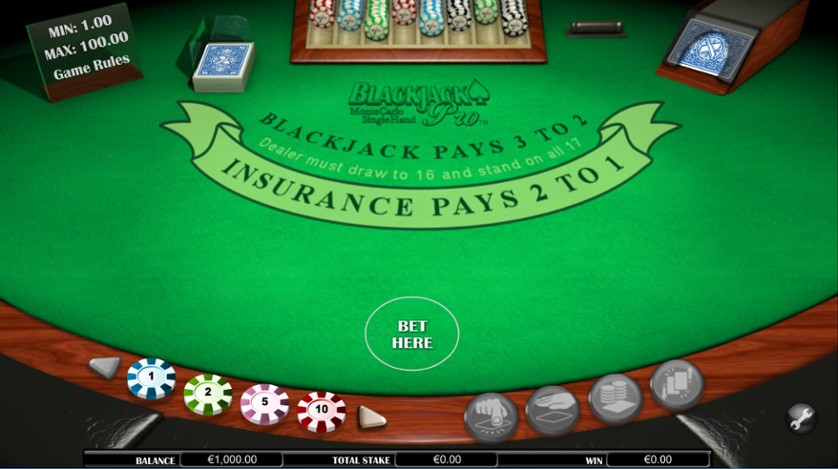 Blackjack Pro MonteCarlo SH