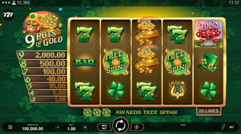 9 Pots of Gold