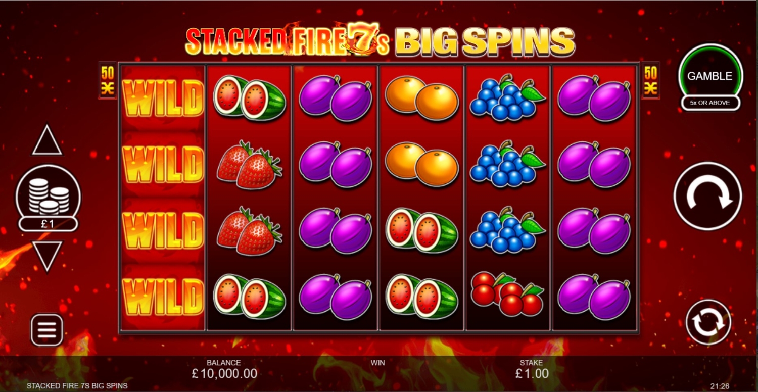 Stacked Fire 7's Big Spins
