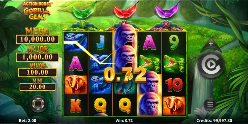 Action Boost: Gorilla Gems