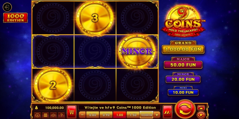 9 Coins 1000 Edition
