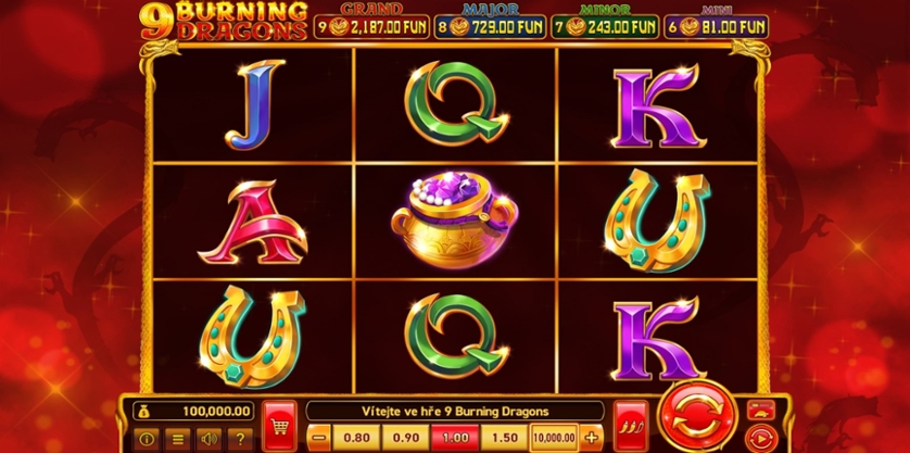 9 Burning Dragons