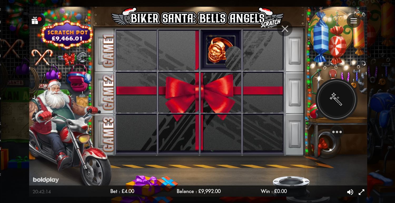 Biker Santa: Bells Angels Scratch
