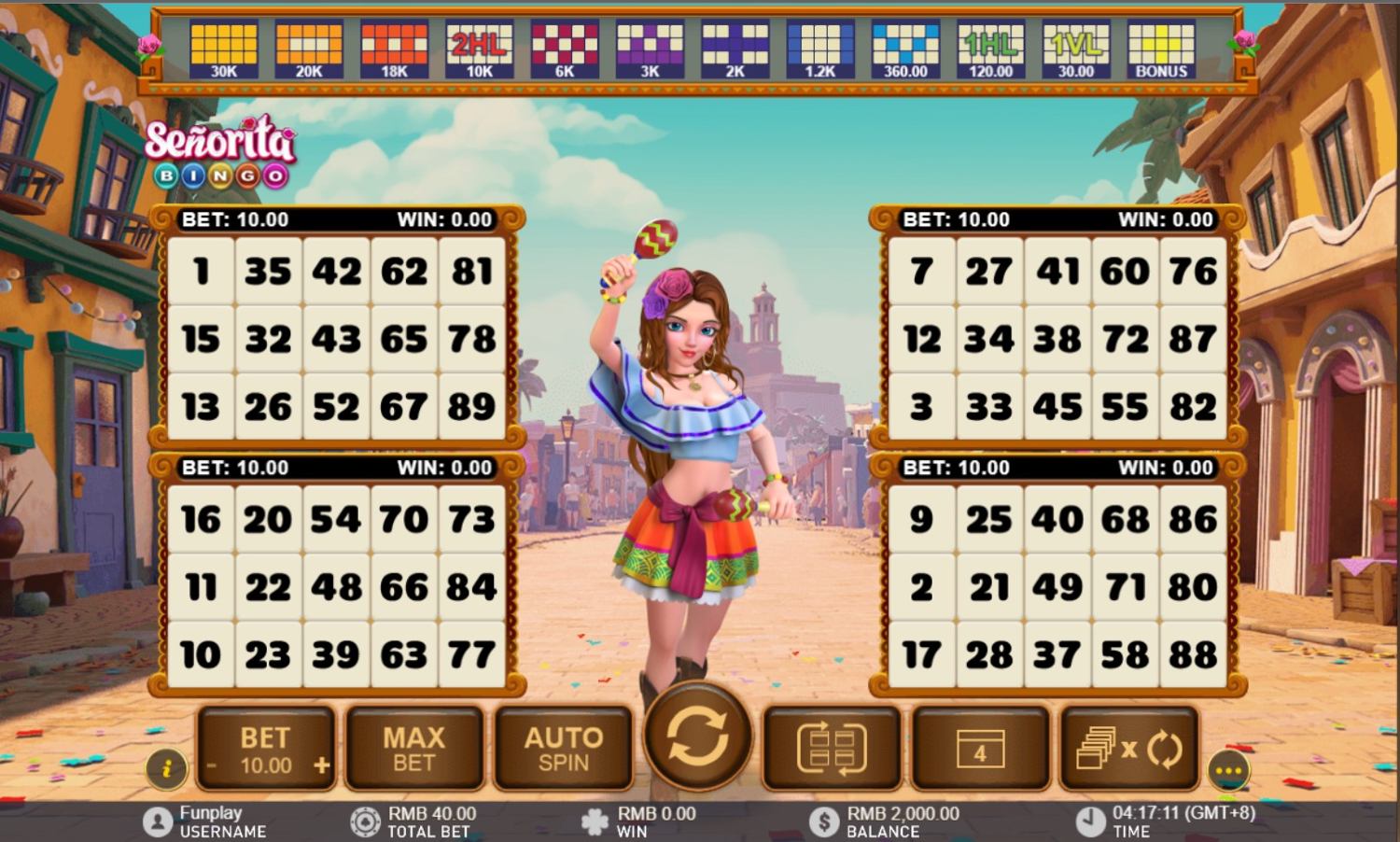 Senorita Bingo