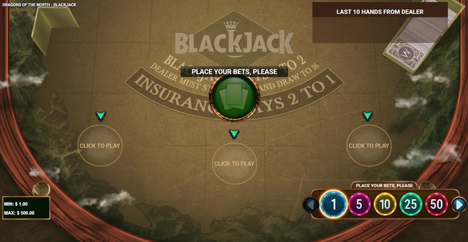 Dragons Of The North – Blackjack