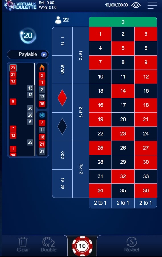 Virtual Roulette