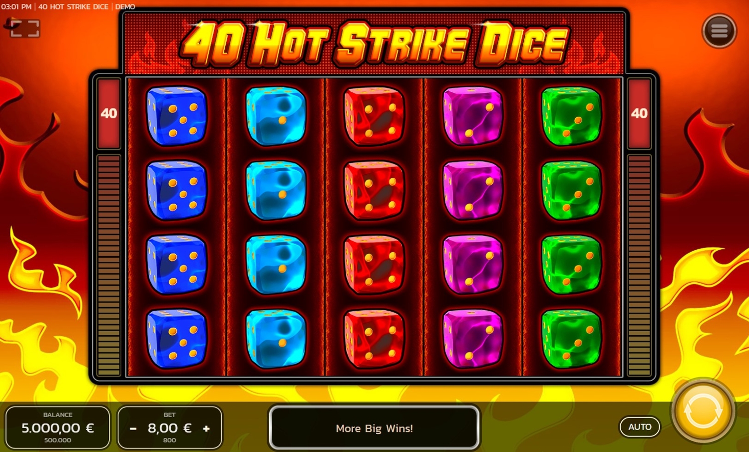 40 Hot Strike Dice