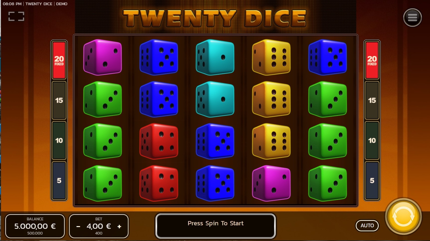 Twenty Dice