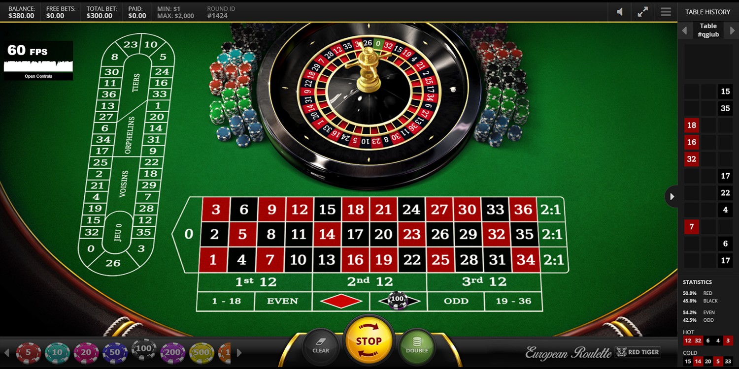 European Roulette (Red Tiger)