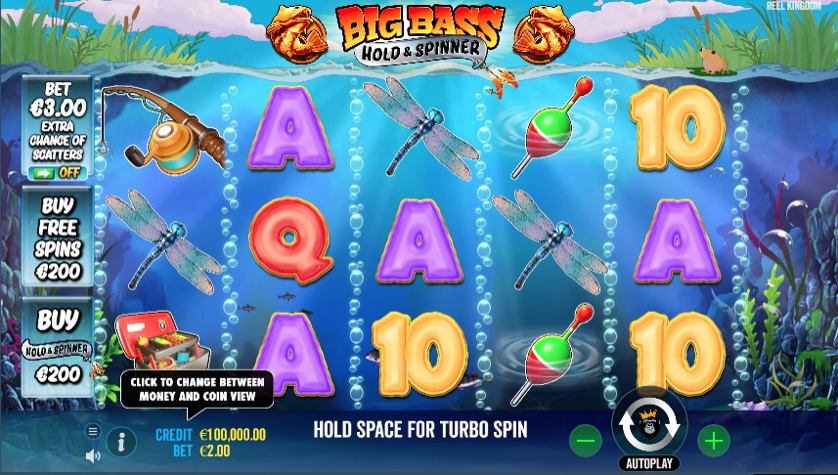 Big Bass Bonanza: Hold and Spinner