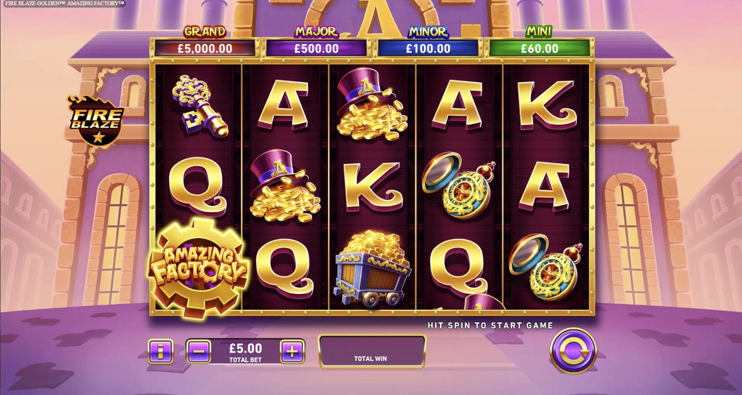 Fire Blaze Golden: Amazing Factory